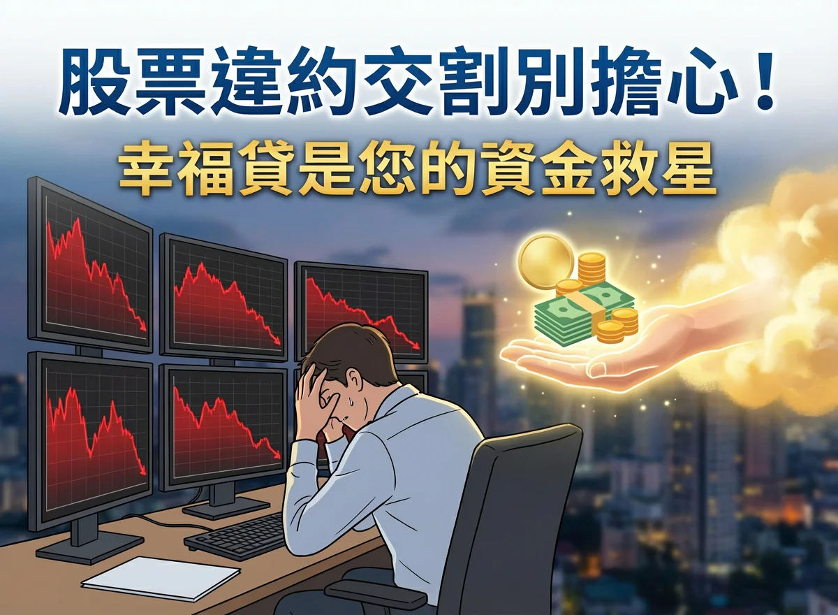 股票違約交割別擔心！幸福貸是您的資金救星
